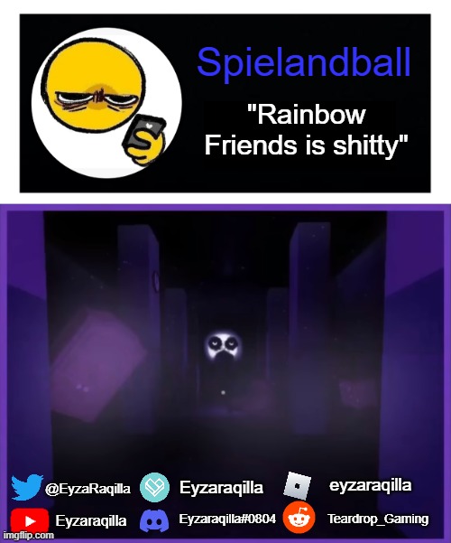 Spielandball announcement template | image tagged in spielandball announcement template | made w/ Imgflip meme maker