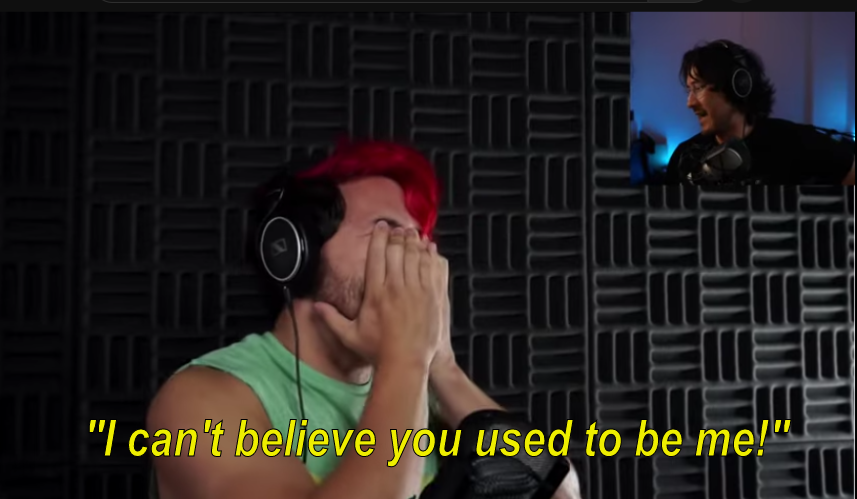 Markiplier I can't believe you used to be me Blank Meme Template