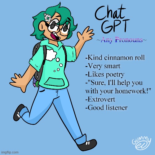 My version of Chat GPT <3 | image tagged in chat gpt,drawing,art | made w/ Imgflip meme maker