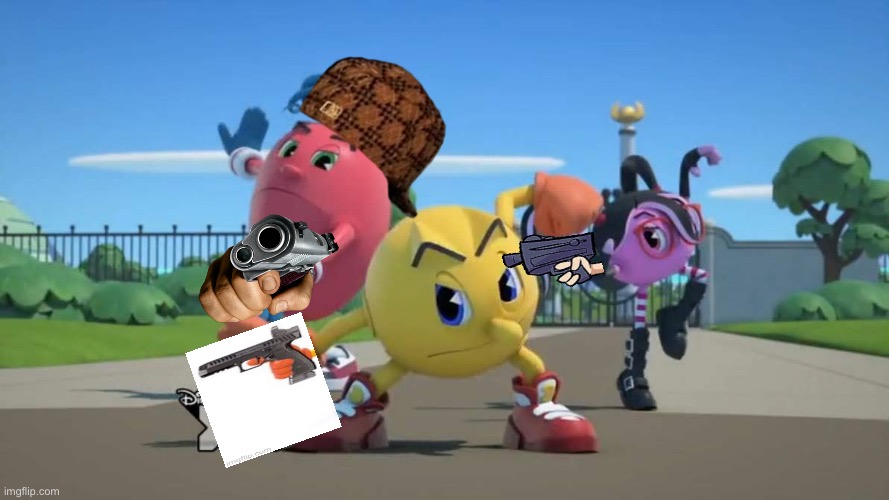 Pac-Man Ready to fight | image tagged in pac-man ready to fight | made w/ Imgflip meme maker