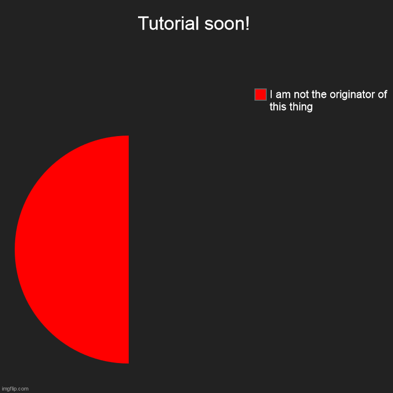 Wait where did the other half go!? | Tutorial soon! | I am not the originator of this thing | image tagged in charts,memes,oh wow are you actually reading these tags | made w/ Imgflip chart maker