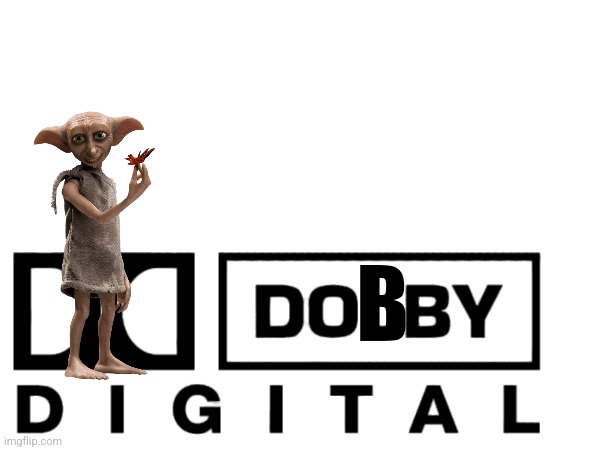 When Hogwarts makes a sound company | B | image tagged in harry potter,dolby | made w/ Imgflip meme maker