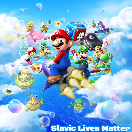 Mario Party Island Tour | Slavic Lives Matter | image tagged in mario party island tour,slavic,russo-ukrainian war | made w/ Imgflip meme maker