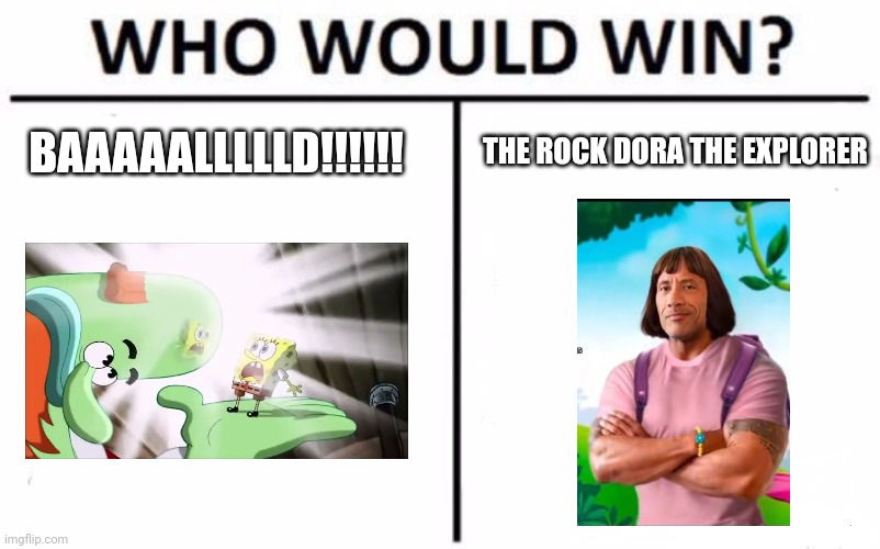 rock dora meme