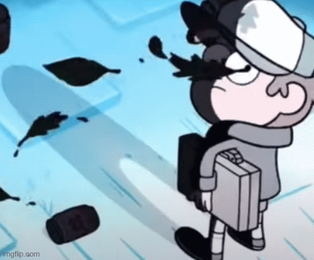 wait dipper pines is among us look at his shadow | image tagged in gifs,dipper pines | made w/ Imgflip images-to-gif maker