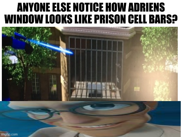 Gabriel Agreste IQ: 100000000000 | ANYONE ELSE NOTICE HOW ADRIENS WINDOW LOOKS LIKE PRISON CELL BARS? | image tagged in miraculous ladybug | made w/ Imgflip meme maker