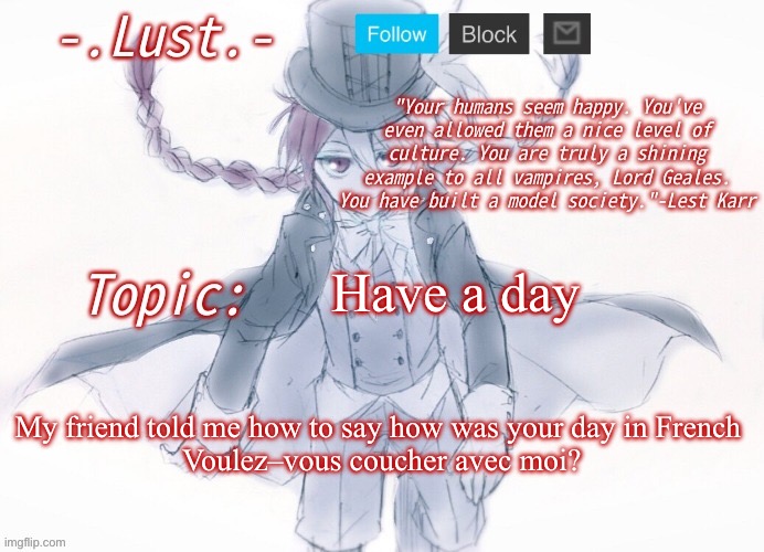 Lust s lest karr template imgflip