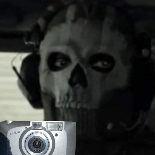 Ghost With Camera Blank Meme Template