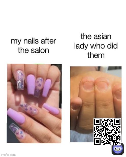 Nails meme | image tagged in repost this | made w/ Imgflip meme maker