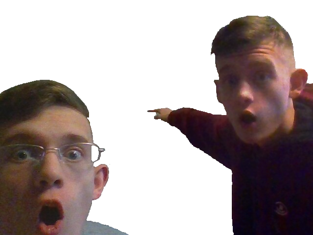 High Quality Corrupt IRL Twins but it's the Wojack Point Blank Meme Template