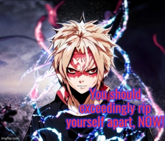 Anime KYS guy | image tagged in anime kys guy | made w/ Imgflip meme maker