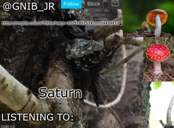 https://imgflip.com/i/7f0bba?nerp=1679189153#com24499410 | https://imgflip.com/i/7f0bba?nerp=1679189153#com24499410; Saturn | image tagged in gnib_jr's new temp | made w/ Imgflip meme maker