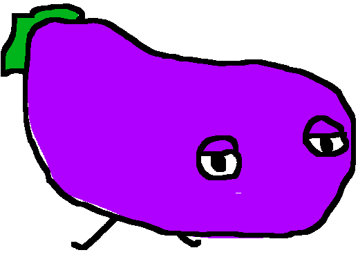 Eggplant Toppin Blank Meme Template