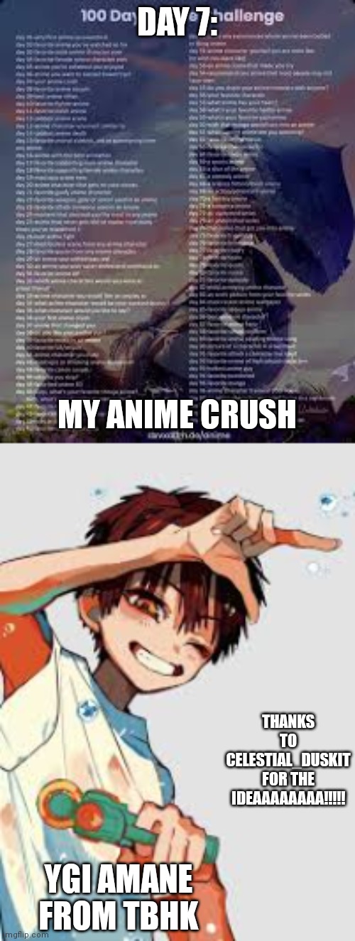 Day 7: Anime Crush | DAY 7:; MY ANIME CRUSH; THANKS TO CELESTIAL_DUSKIT FOR THE IDEAAAAAAAA!!!!! YGI AMANE FROM TBHK | image tagged in 100 day anime challenge,anime,tbhk,celestial_duskit,memes | made w/ Imgflip meme maker