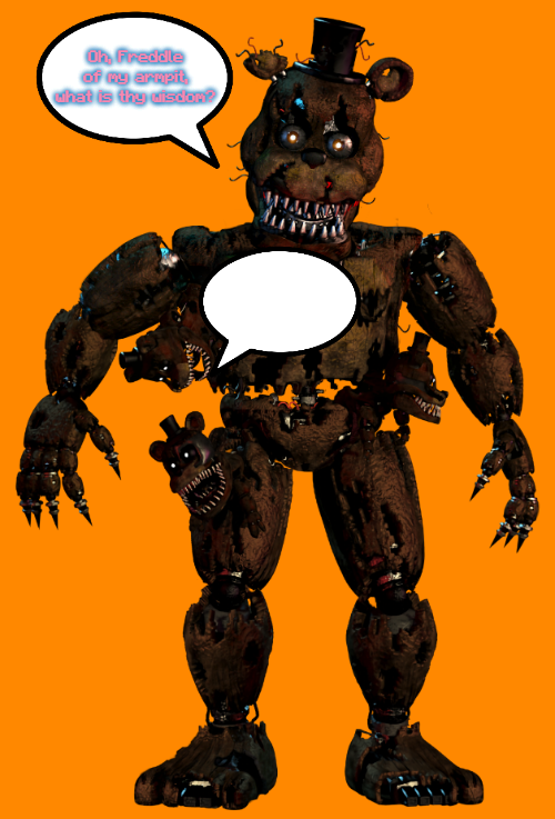 High Quality Freddle Of The Armpit Blank Meme Template