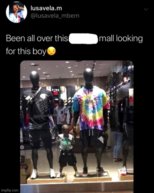 image tagged in mall,mannequin,kids | made w/ Imgflip meme maker