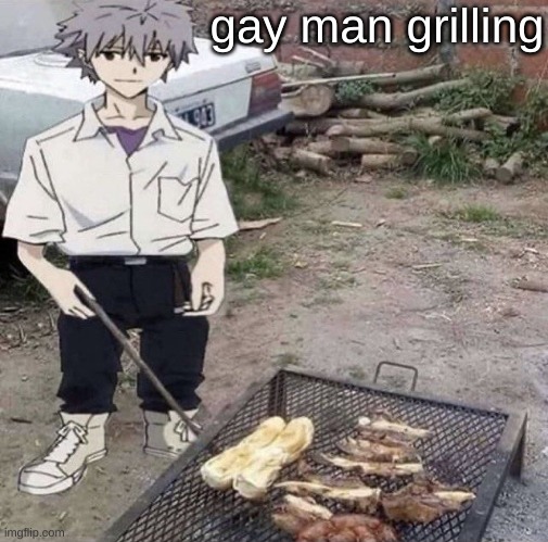 He is grilling | gay man grilling | image tagged in he is grilling | made w/ Imgflip meme maker