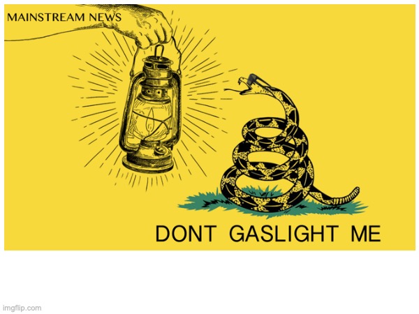 Don't Gaslight Me | image tagged in gadsden flag | made w/ Imgflip meme maker