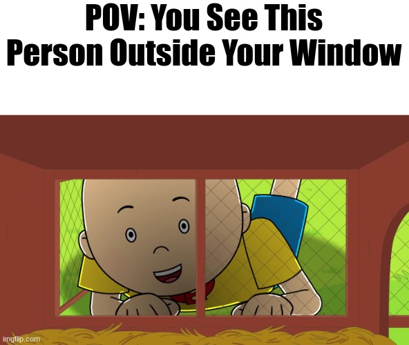 Cursed New Adventures Image | POV: You See This Person Outside Your Window | image tagged in cursed new adventures image | made w/ Imgflip meme maker
