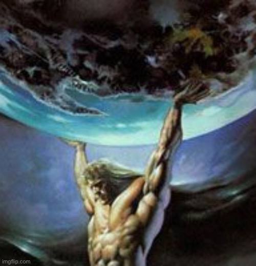 God holding earth | image tagged in god holding earth | made w/ Imgflip meme maker