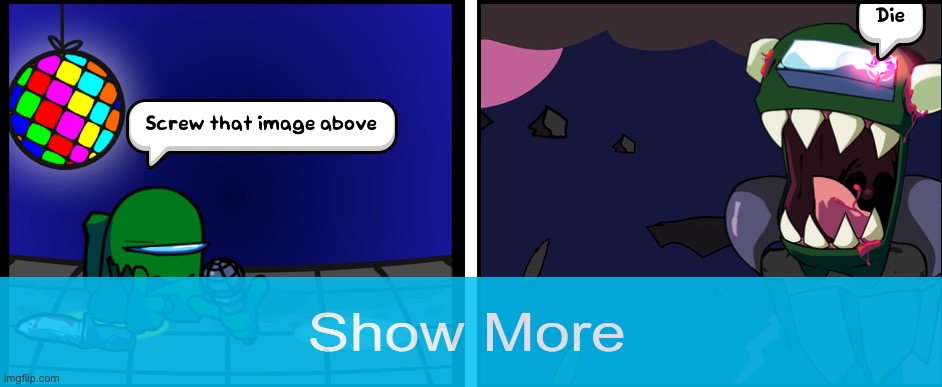image tagged in screw that image green impostor but cleaner than original | made w/ Imgflip meme maker