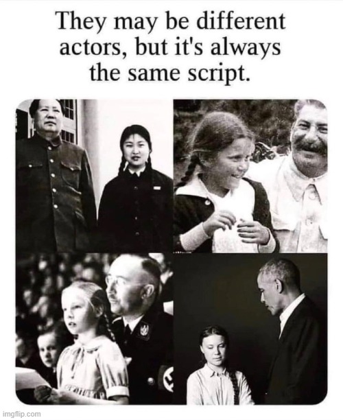 Always little girls, always with braids, and always as phony as a 4 dollar bill. | image tagged in commies,commie tactics | made w/ Imgflip meme maker