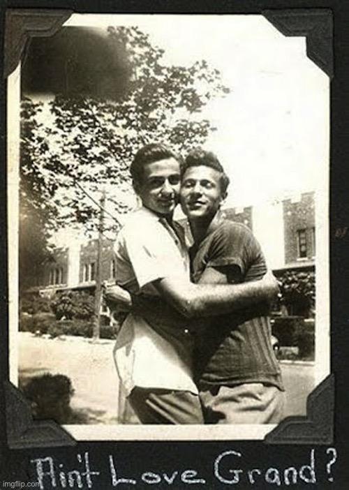 Vintage gay couple | image tagged in vintage gay couple | made w/ Imgflip meme maker