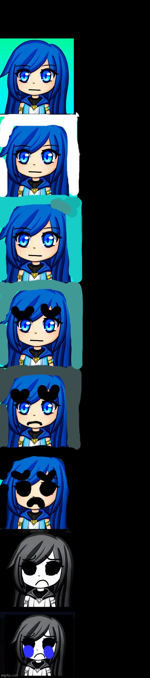 Itsfunneh becoming sad Blank Meme Template