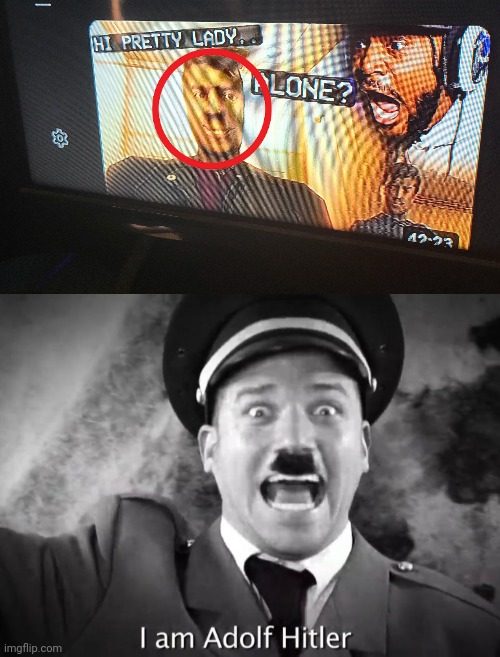 Black hitler | image tagged in i am adolf hitler | made w/ Imgflip meme maker