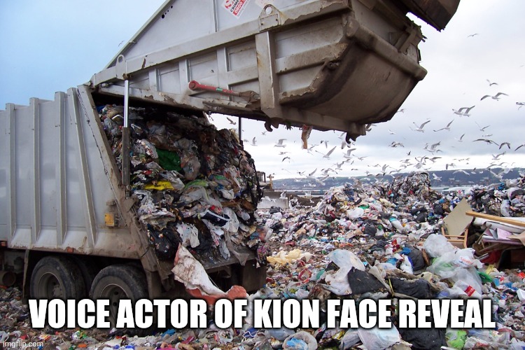USed in comment. | VOICE ACTOR OF KION FACE REVEAL | image tagged in garbage dump,kion,the lion guard,us-president-joe-biden | made w/ Imgflip meme maker