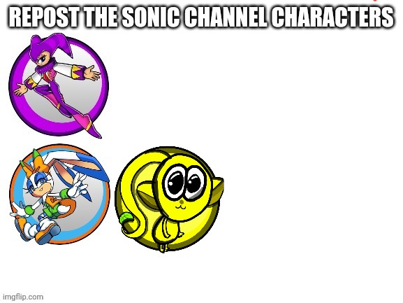 I Added Yellow Pikmin | image tagged in pikmin,sonic channel,nintendo,sonic the hedgehog,sega | made w/ Imgflip meme maker