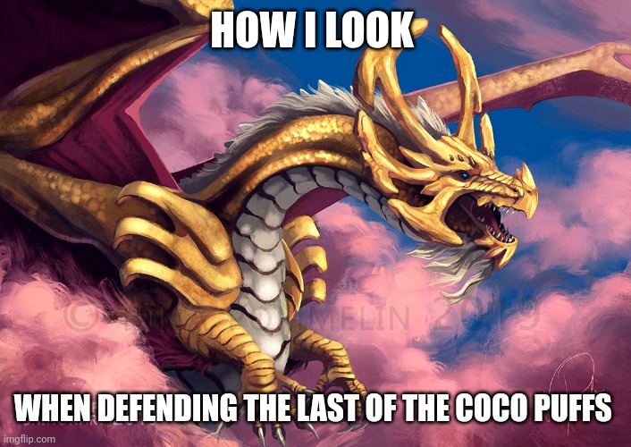 For the Coco puffs!!!!! | HOW I LOOK; WHEN DEFENDING THE LAST OF THE COCO PUFFS | image tagged in cereal,breakfast,memes | made w/ Imgflip meme maker