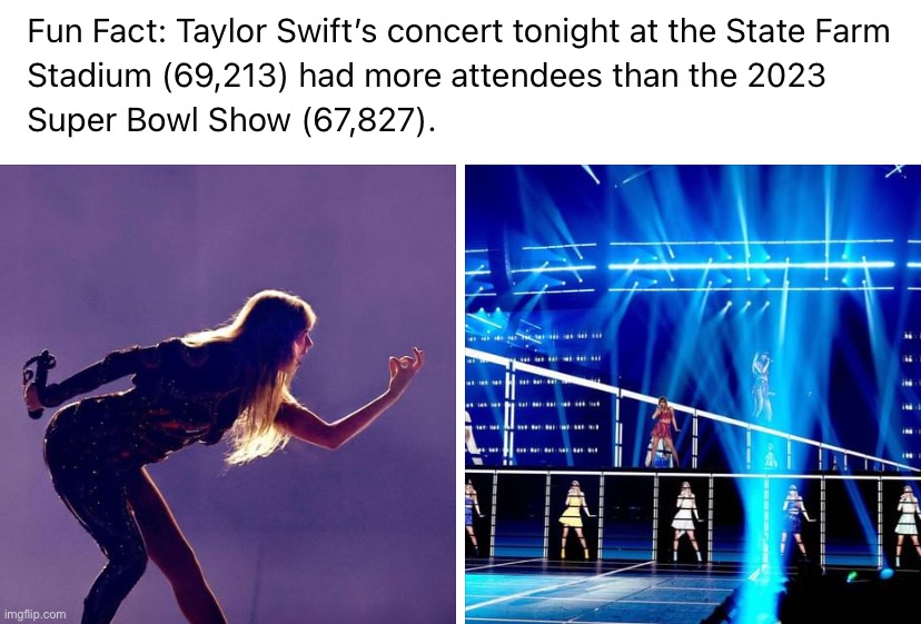 Taylor Swift vs. the Super Bowl | image tagged in taylor swift vs the super bowl | made w/ Imgflip meme maker