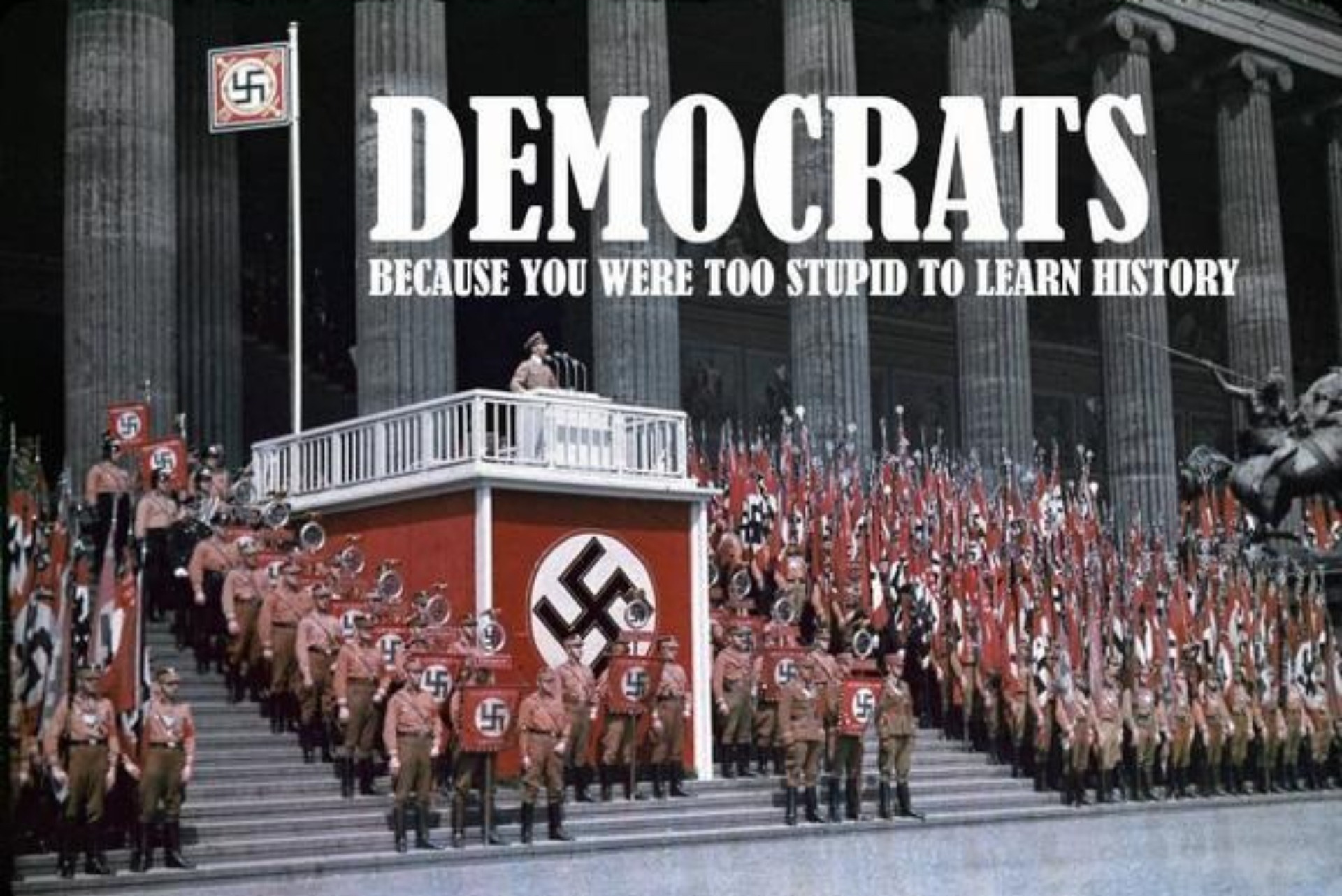 History Lesson for Antifa: You are the Fascists | image tagged in history channel,history lesson,democrats,antifa,fascists,goofy stupid liberal college student | made w/ Imgflip meme maker