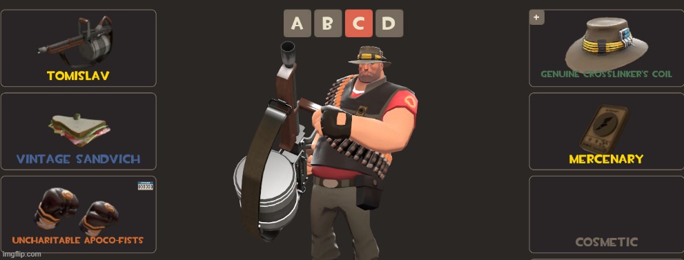 rate my heavy loadout | made w/ Imgflip meme maker