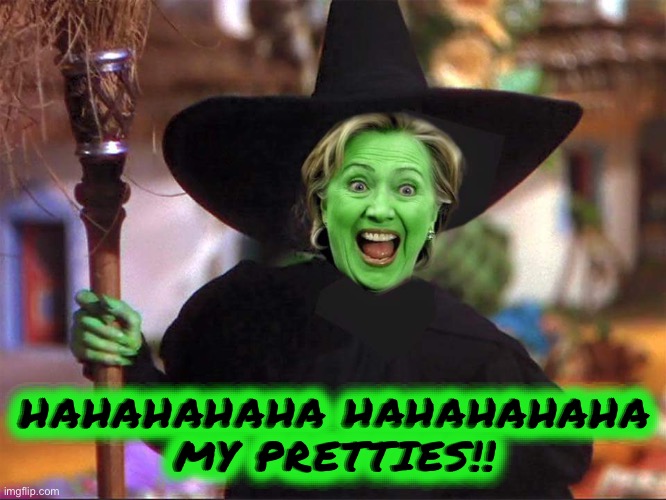 Hillary witch | HAHAHAHAHA HAHAHAHAHA
MY PRETTIES!! | image tagged in hillary witch | made w/ Imgflip meme maker