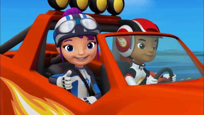 Gabby (Blaze and the Monster Machines) Smiling Blank Meme Template