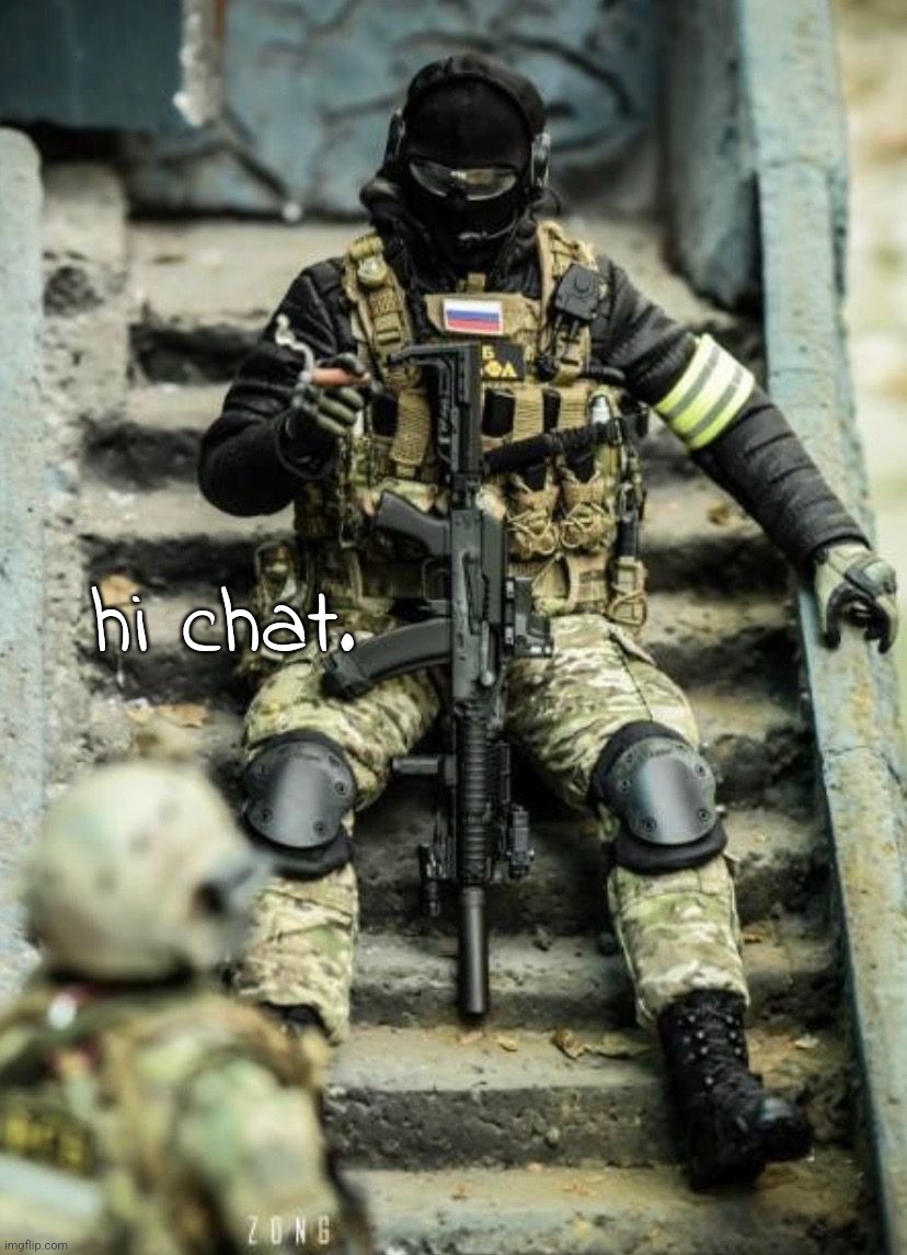 . | hi chat. | made w/ Imgflip meme maker