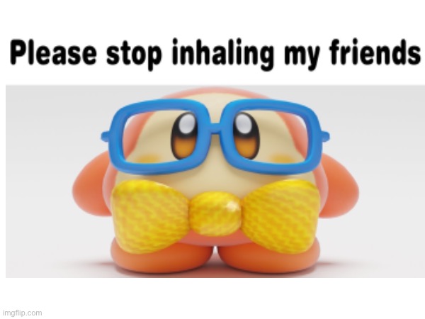 Hahayes | image tagged in kirby | made w/ Imgflip meme maker