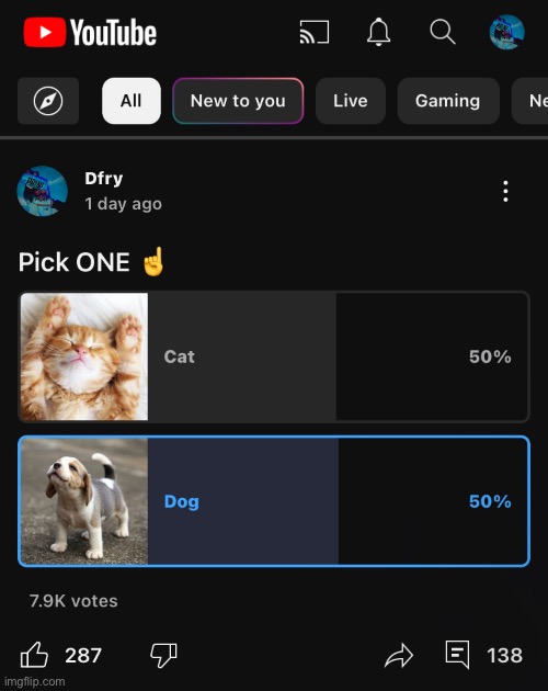 Do you love dogs or cats? | image tagged in fresh memes,cats,dogs | made w/ Imgflip meme maker