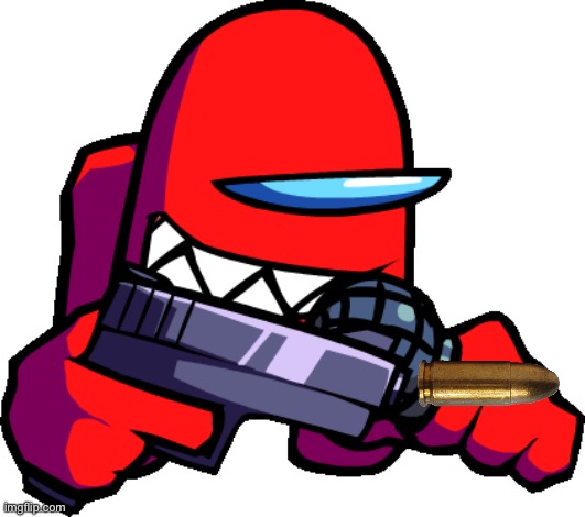 Red impostor pointing a gun | image tagged in red impostor pointing a gun | made w/ Imgflip meme maker