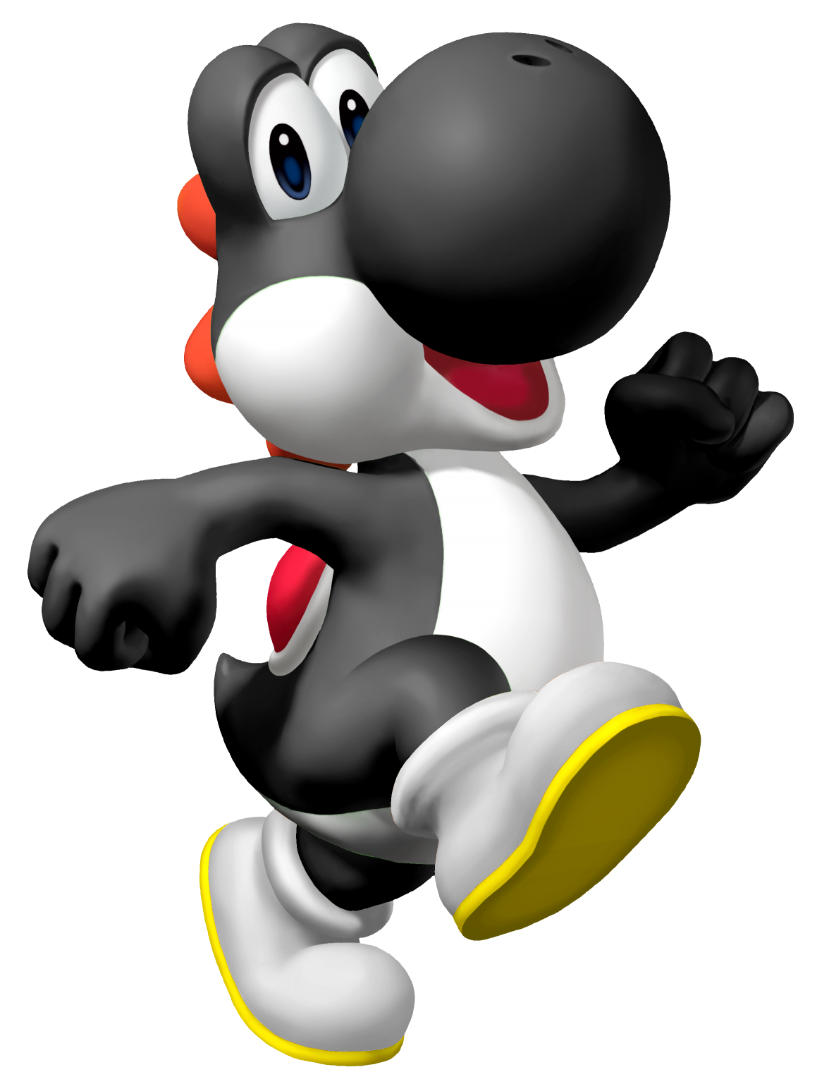 High Quality Black Yoshi Blank Meme Template