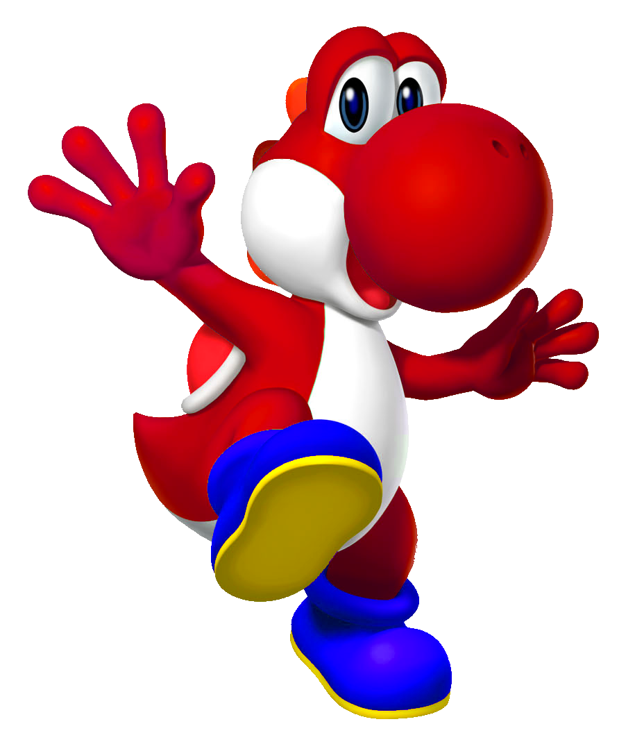 Red Yoshi Blank Meme Template