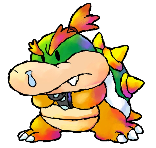 High Quality baby Bowser Blank Meme Template