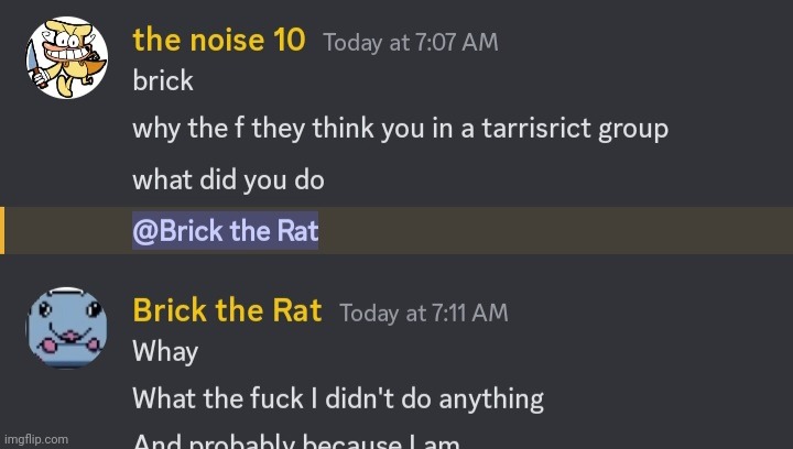 Brick the rat #4806 | made w/ Imgflip meme maker