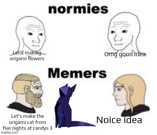 Hope you enjoy and have a nice day Iceu | image tagged in memers,vs,normies,memes | made w/ Imgflip meme maker