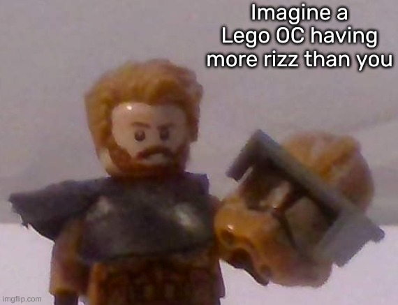 Commander Cross | Imagine a Lego OC having more rizz than you | image tagged in commander cross | made w/ Imgflip meme maker