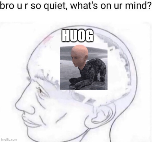 Bro you're so quiet | HUOG | image tagged in bro you're so quiet | made w/ Imgflip meme maker