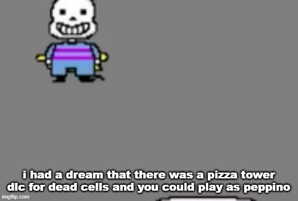 satan replaced pizzahead for some reason an there wwere ggombas | i had a dream that there was a pizza tower dlc for dead cells and you could play as peppino | image tagged in la creatura | made w/ Imgflip meme maker