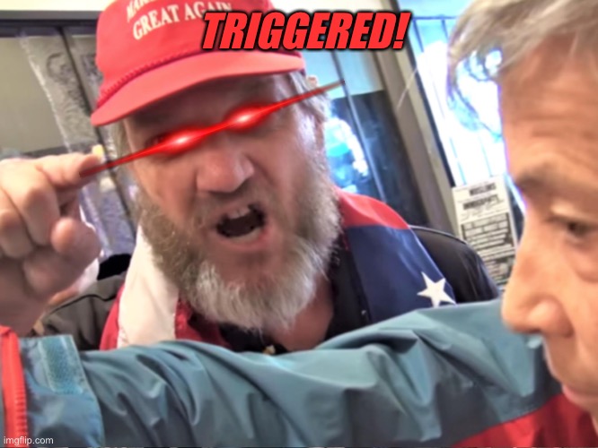Angry Trump Supporter | TRIGGERED! | image tagged in angry trump supporter | made w/ Imgflip meme maker
